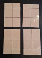 Duitse Rijk 1945 - Boven- en onderrand viererblok 909-910, Gestempeld