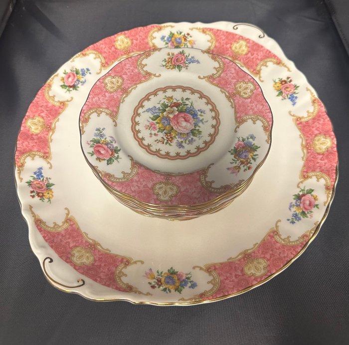 Royal Albert - Dessertservies (10) - Been - Lady Carlyle, Antiek en Kunst, Antiek | Meubels | Tafels
