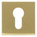 PC-Plaatje Vierkant 53x53x10 PVD Mat Goud, Ophalen of Verzenden, Nieuw