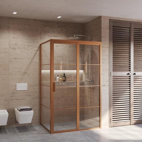 BWS Nisdeur Frame met Vast Paneel Voor Douchecabine 120x200, Doe-het-zelf en Bouw, Sanitair, Douche, Nieuw, Ophalen of Verzenden