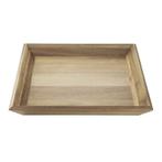Dienblad | Acaciahout | 380x355x50(h)mm Cambro, Verzenden, Nieuw in verpakking