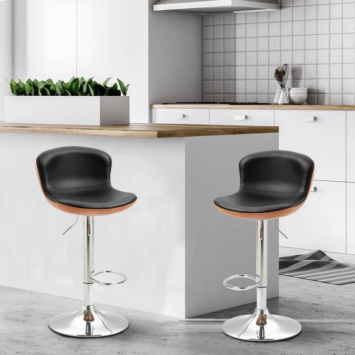 Barkruk - Bistrokruk - Draaibaar - Zwart, Huis en Inrichting, Barkrukken, Nieuw, Ophalen of Verzenden