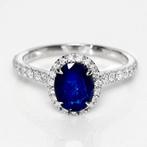 Zonder Minimumprijs - Ring - 18 karaat Witgoud, 2,17 ct Diep, Nieuw