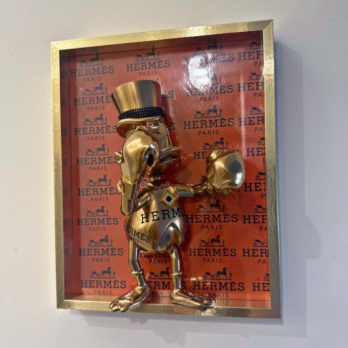 soul.arta - “Luxury Scrooge Boxer & Hermes 3D”, Antiek en Kunst, Kunst | Designobjecten