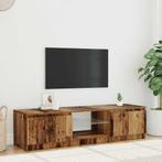 vidaXL Tv-meubel met LED 140x40x36 cm bewerkt hout oud, Verzenden