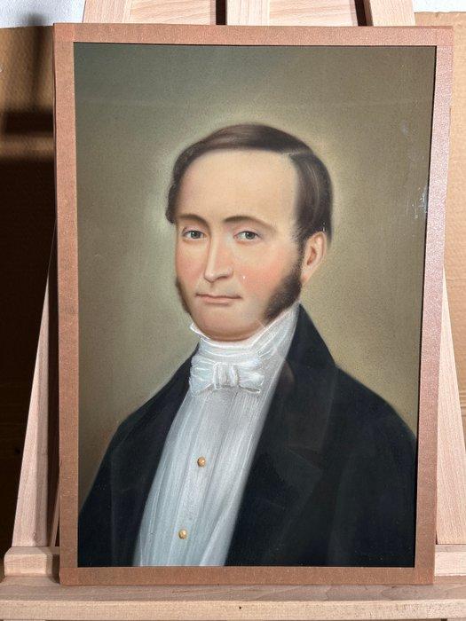 . - Portret-schilderij van een jonge baron, Antiek en Kunst, Kunst | Schilderijen | Klassiek