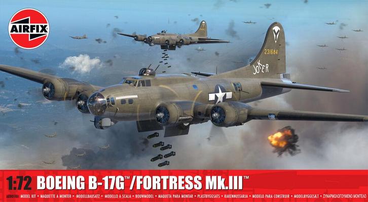 Airfix A08018A Boeing B-17G / Fortress Mk.III Bouwpakket, Hobby en Vrije tijd, Modelbouw | Vliegtuigen en Helikopters, Nieuw, Overige merken