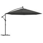 Grote Zweefparasol 350cm Antraciet | OP = OP 55%, Tuin en Terras, Verzenden, Nieuw, 3 tot 4 meter, Zweefparasol