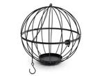 Metalen Frame Draadbal Globe Openklapbaar Zwart 30 cm, Nieuw