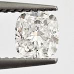 1 pcs Diamant  (Natuurlijk)  - 0.70 ct - Cushion - F - VVS2, Nieuw