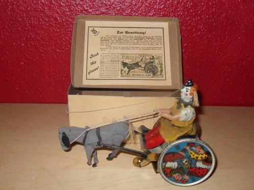 Lehmann - Blikken speelgoed - Lehmann Balky Mule Toy In, Antiek en Kunst, Antiek | Speelgoed