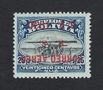 Bolivie 1930 - Poste aérienne 1930 avec surcharge inversée, Postzegels en Munten, Gestempeld