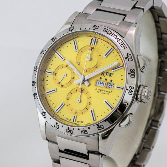 RSW - La Neuveville Sport Valjoux - RSWA130-SS-14 - Zonder, Handtassen en Accessoires, Horloges | Heren