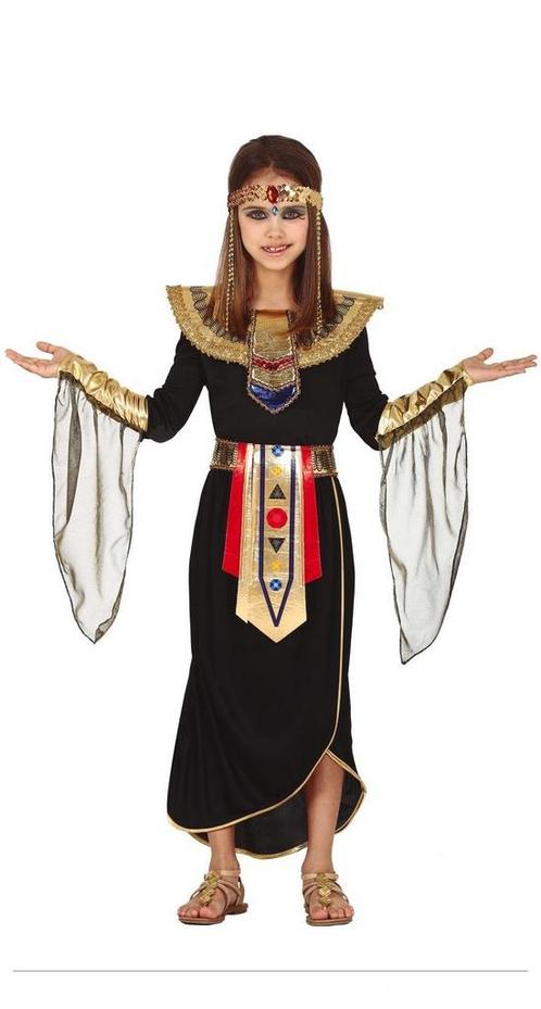 Cleopatra Jurkje Meisje Zwart, Enfants & Bébés, Costumes de carnaval & Déguisements, Envoi
