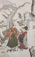 300x280cm! Exclusieve Oosterse stof met Geisha en