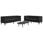 vidaXL 2-delige Loungeset Chesterfield met bolsters fluweel, Verzenden, Nieuw