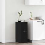 vidaXL Apothekerskast Zwart eiken 40 x 41 x 77.5 cm Bewerkt, Verzenden, Nieuw