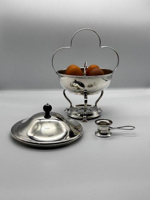 Decoratief ornament - Vintage Silver-Plated Egg Warmer –, Antiek en Kunst, Curiosa en Brocante