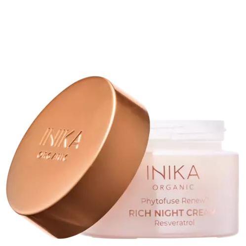 INIKA Organic Phytofuse Renew™ Rich Night Cream (Nachtcrem, Handtassen en Accessoires, Uiterlijk | Gezichtsverzorging, Nieuw, Verzenden