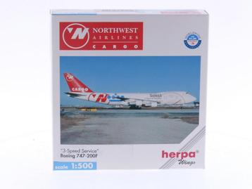 Schaal 1:500 Herpa 512398 Northwest Airlines Cargo - Boei..., Ophalen of Verzenden
