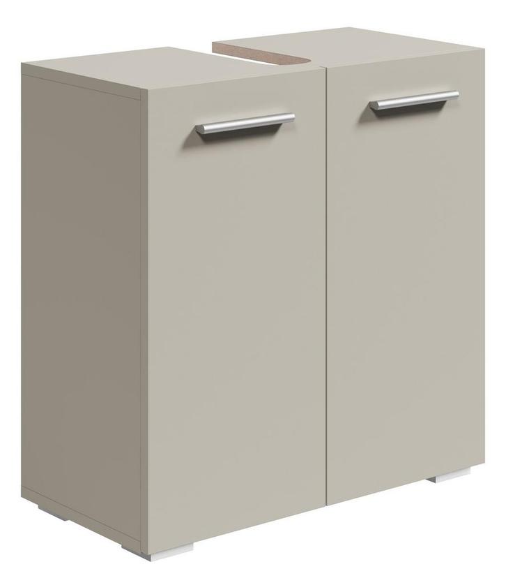 Wastafelkast Jupiter 60 x 30 x 60 cm Beige, Huis en Inrichting, Badkamer | Badkamermeubels, Nieuw, Verzenden