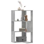 vidaXL Boekenkast 3-laags hoek 50x50x102 cm bewerkt hout, Huis en Inrichting, Kasten | Boekenkasten, Verzenden, Nieuw
