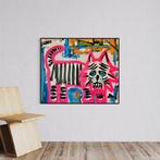 Timo Wedell (1994) - Weißer Tiger Like Basquiat - XXL, Antiek en Kunst