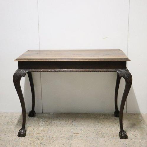 Tafel - Mahonie - klauw en bal voeten., Antiek en Kunst, Antiek | Overige Antiek