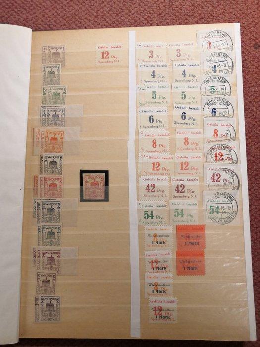 lokale uitgaven 1945/1946 - Veelzijdig bestand uit diverse, Postzegels en Munten, Postzegels | Europa | Duitsland