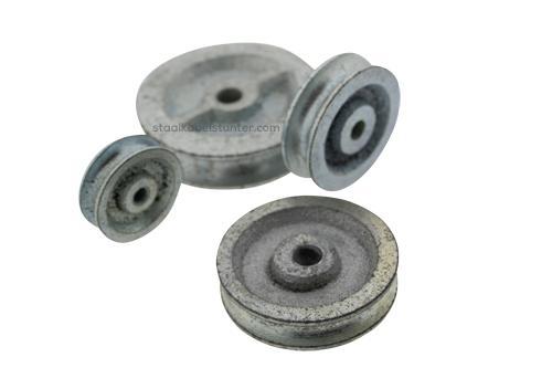 Gietijzeren wiel  of schijf Halfrond  30mm, Tuin en Terras, Overige Tuin en Terras, Verzenden