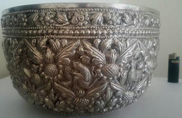 Grand Bol ou Cache-Pot 354 gr. - Argent - Thaïlande - Début