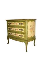 Commode - Bois, Laiton, Antiek en Kunst