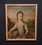 Europese school (XX) - Ritratto di contessa, Antiek en Kunst