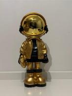 Figuur - Gouden Astronaut met weerspiegelende helm - Hars