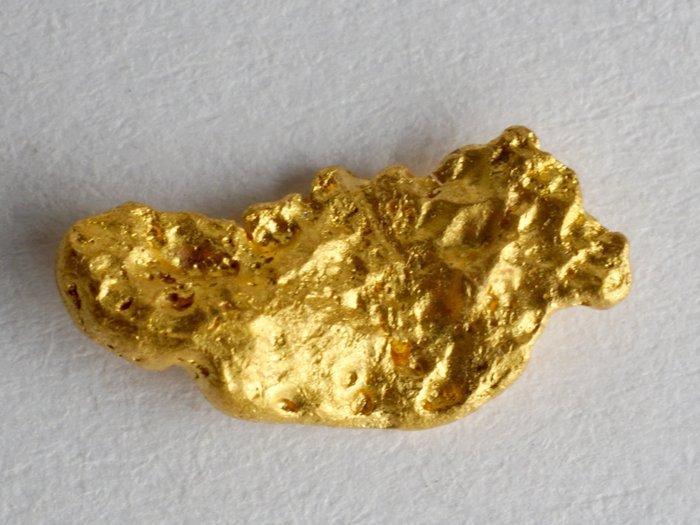 Goud Mauritaniës pareltjes- 0.34 g - (1), Verzamelen, Mineralen en Fossielen