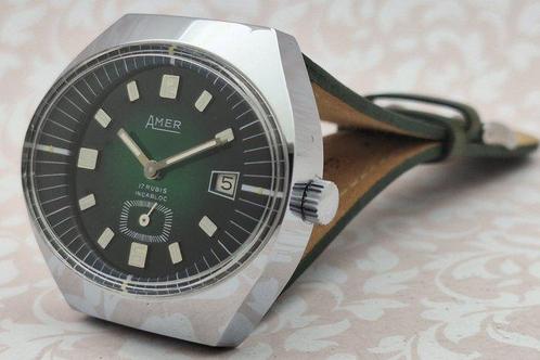 Amer - NOS - Vintage - Calendar - Zonder Minimumprijs -, Handtassen en Accessoires, Horloges | Heren