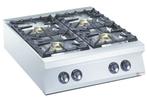Gasfornuis | 4 Branders | Top | 1x 10kW + 3x 6kW |, Verzenden, Nieuw in verpakking