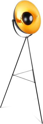 Vloerlamp - Staande lamp - 139 cm - Zwart - Jago, Huis en Inrichting, Verzenden, Nieuw