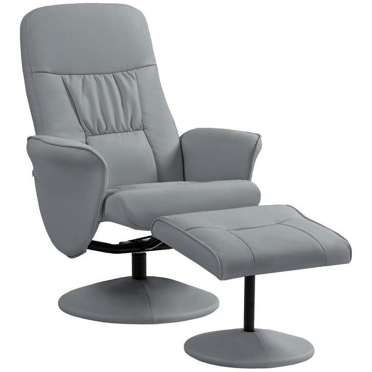 Stoelen - Verstelbaar en Relax - Lichtgrijs, Huis en Inrichting, Fauteuils, Nieuw, Stof, Ophalen of Verzenden