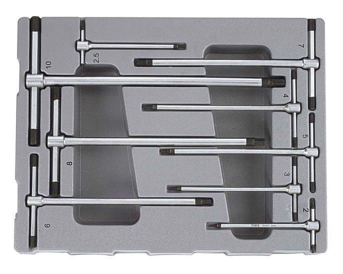 T-greep inbus sleutelset 9 delig, Autos : Divers, Outils de voiture, Envoi