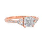 Bague - 18 carats Or rose - 1.33ct. tw. Diamant (Naturelle), Nieuw