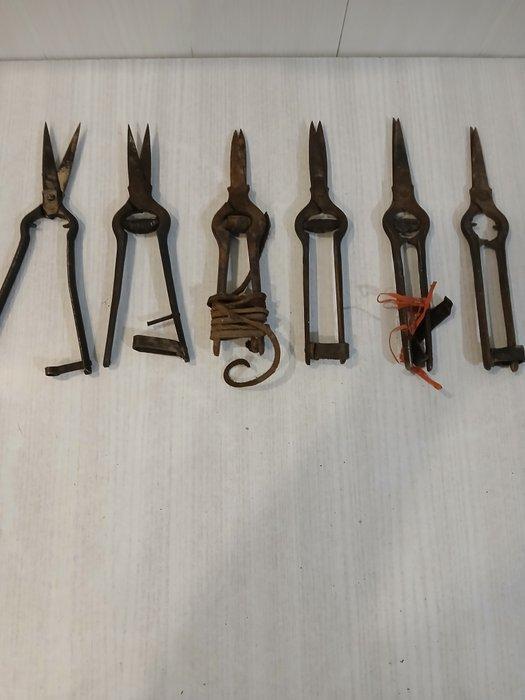 Werkgereedschap (7) - vintage ijzeren snoeischaar, Antiek en Kunst, Antiek | Wandborden en Tegels