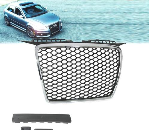 CALANDRE AUDI A3 05-08 LOOK RS CHROMÉ, Auto-onderdelen, Carrosserie, Verzenden