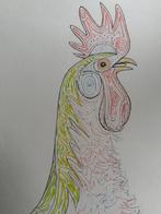 Jean Cocteau (1889-1963) - Le coq, Antiquités & Art