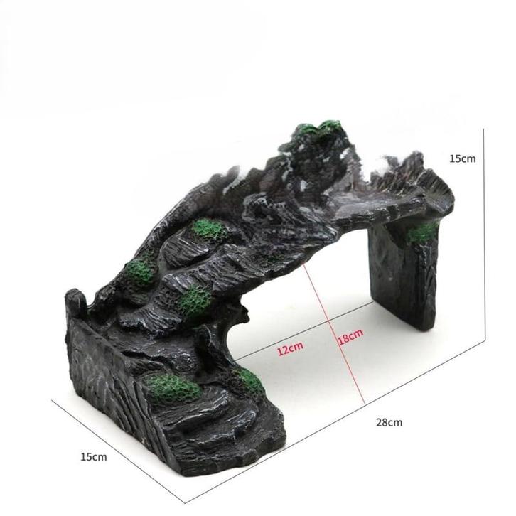 Loopbrug 15cm / Aquariumdecoratie  As-146 (Hardscaping), Dieren en Toebehoren, Vissen | Aquaria en Toebehoren, Nieuw, Verzenden