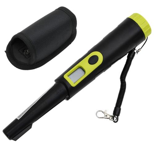 vidaXL Pinpointer metaaldetector met LCD-scherm zwart en, Hobby en Vrije tijd, Metaaldetectors, Nieuw, Verzenden