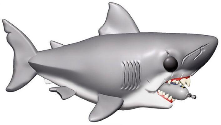 Jaws Oversized POP! Movies Vinyl Figure Jaws with Diving Tan, Verzamelen, Film en Tv, Nieuw, Ophalen of Verzenden