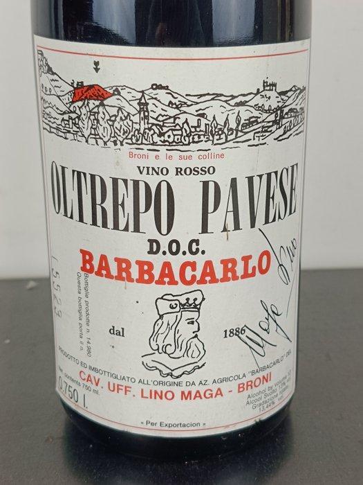 1986 Maga Lino, Oltrepo Pavese Barbacarlo - Lombardije DOC -, Verzamelen, Wijnen