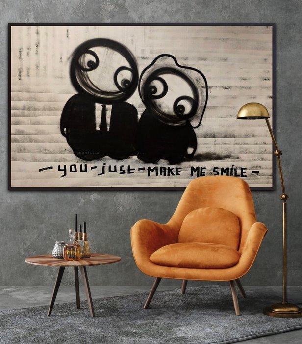 Hamelink - You make me smile, Antiek en Kunst, Kunst | Schilderijen | Modern