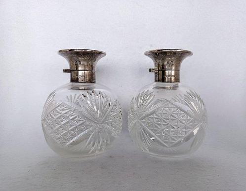 Pair of scent - Bouteille de parfum - Argent 925, Antiek en Kunst, Antiek | Zilver en Goud